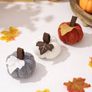 Axyaa Plush Pumpkin Decorations - Fall Table Mantel Decor for Halloween Thanksgiving