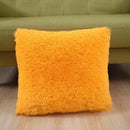 Axyaa Cozy Plush Cushion Cover 45x45cm White Grey Decor Pillowcase