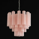 Axyaa Art Deco Glass Tube Chandeliers Luxury Pendant Lamp for Dining Kitchen Island