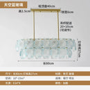 Axyaa Modern French Crystal Glass Chandelier for Home Décor