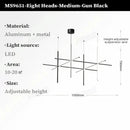 Axyaa Minimalist Villa Living Room LED Chandelier Staircase Lamp