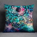 Axyaa Dark Green Floral Animal Pattern Pillowcase - 45cm