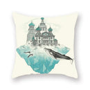 Axyaa Exotic Mandala Pattern Decorative Cushion Cover for Sofa Car Home
