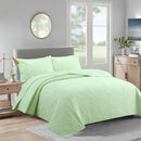 Axyaa Cotton Quilted Bed Cover Set, American Simple Washed Cotton Bedding, Three-Piece Home Textile