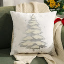Axyaa Embroidered Snowflakes Christmas Cushion Cover