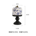 Axyaa Retro Floral Ceramic High-Footed Dessert Bowl - Creative Tableware