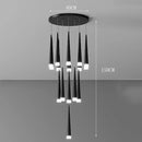 Axyaa Modern Stair Pendant Lights Chandelier LED Ceiling Lamp for Living Room