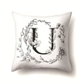 Nordic Style Letter Wreath Pillow Cover by Axyaa - Home Decor Essential