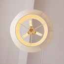 Axyaa Wabi Sabi Hemp Rope LED Chandelier - Retro Weaving Fabric Decor Fixture