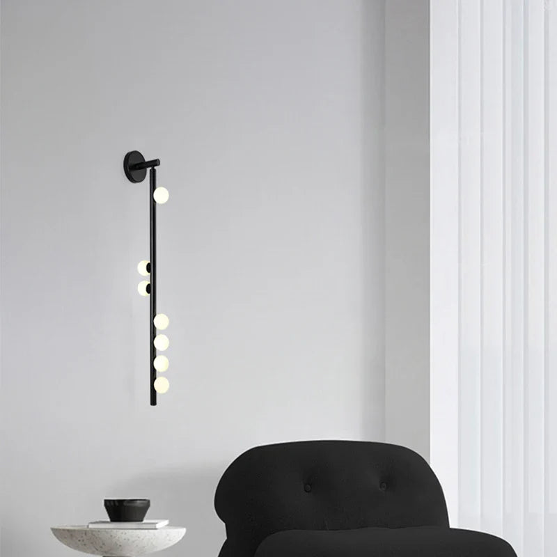 Axyaa Glass Wall Lamp for Minimalist Decor