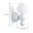 Axyaa Modern Iron Wall Lamp LED Sconce for Bedside, Corridor, Aisle Decor
