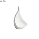 Axyaa Irregular Ceramic Dinner Plate Set for Restaurant Specialty Tableware