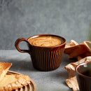 Axyaa Coarse Pottery Style Ceramic Coffee Mug 320ml