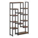 Tribesigns Bookcase 6-Tier 70.9" Tall, Vintage Industrial Display Shelves by Axyaa.