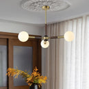 Axyaa Antique Copper Walnut Pendant Lamp for Living Room, Bedroom, Dining Hall