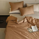 Axyaa Silk Bedding Set: Duvet Cover, Quilt Cover & Pillowcase, 100% Natural Silk