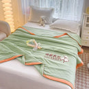 Axyaa Double Layer Cotton Summer Quilt - Cool & Soft