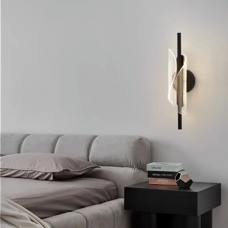 Axyaa Modern LED Wall Sconce Light Fixture for Bedroom and Living Room