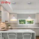 Axyaa Wrought Iron Pendant Lights: Modern Loft Bar LED Chandelier for Home Decor