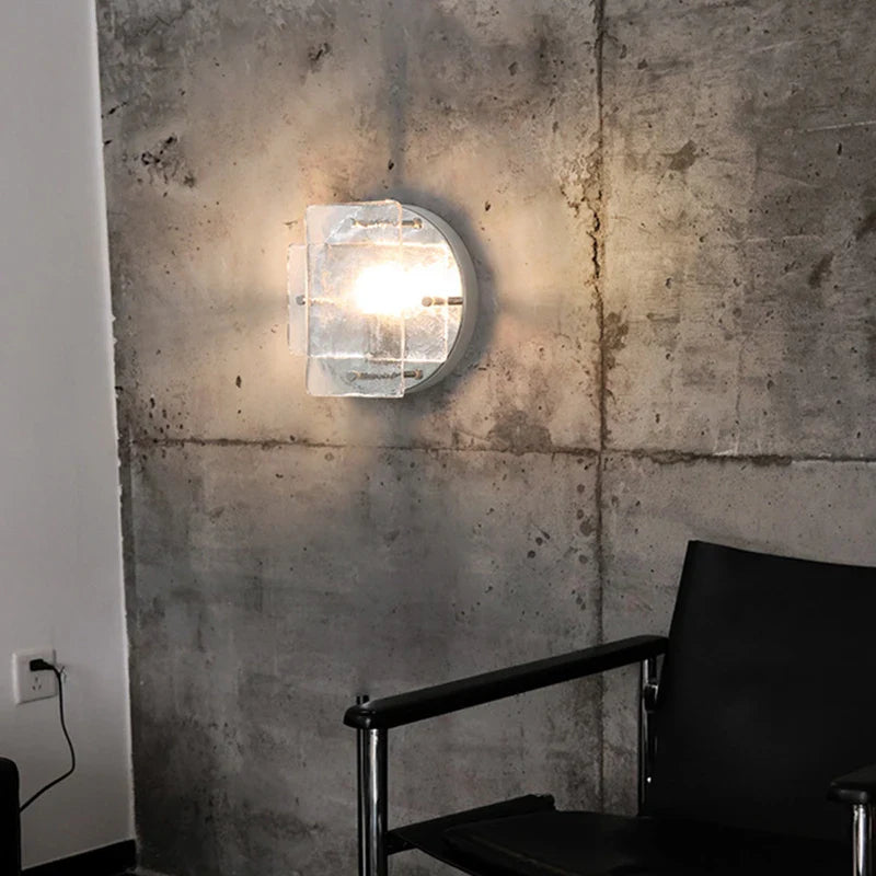 Axyaa Chrome Metal Base G9 Bulb Wall Light for Hotel Living Room