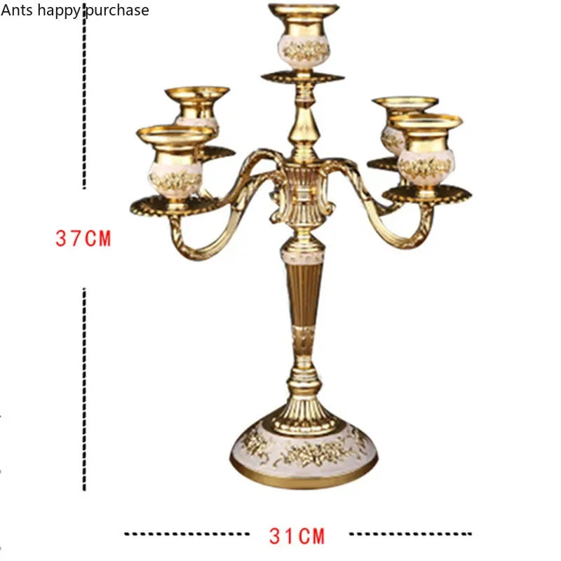 Axya Retro Wedding Candle Holders for Romantic Home Decor