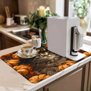 Axyaa Halloween Pumpkin Kitchen Drying Mat Absorbent Anti-slip Bathroom Drain Pad