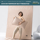 Axyaa Waterproof Mattress Cover with 3D Air Fabric & Soybean Fiber Filling