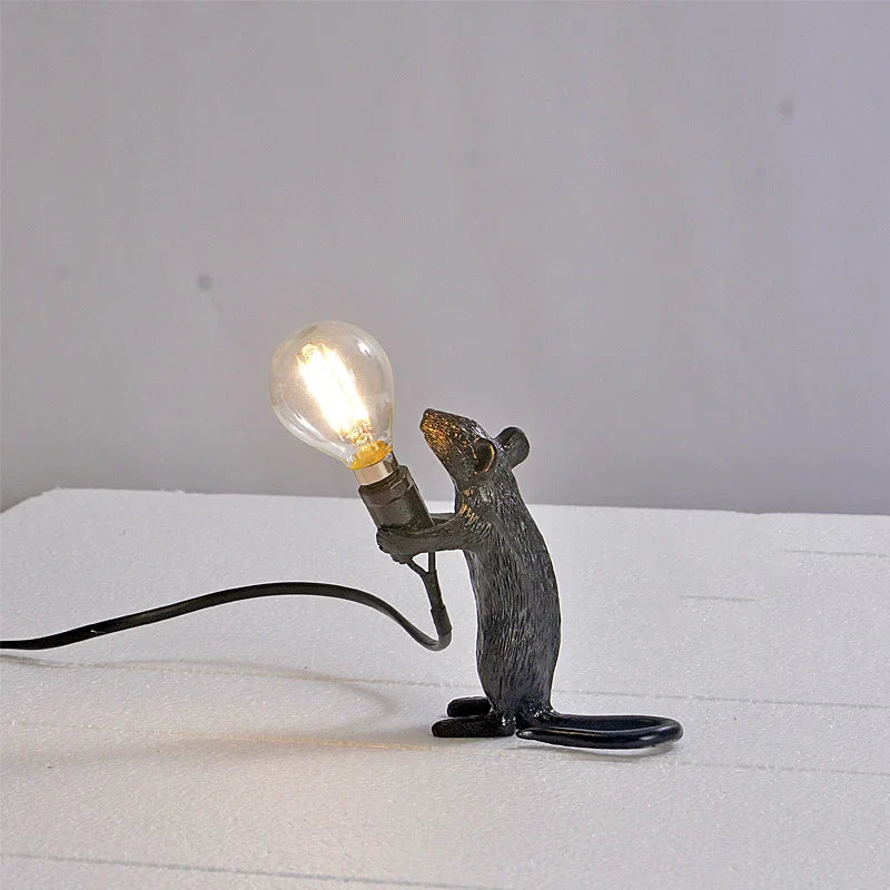 Axyaa Nordic Mouse Lamp LED Night Light for Home Room Decor