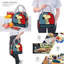 Axyaa Cartoon Dog Insulated Lunch Bag - Large Capacity, Thermal Cooler for School