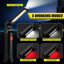 Axya COB Work Light: 360° Rotate, 4 Modes, USB Rechargeable, Magnetic Base