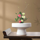 Ceramic Flowerpot with Copper Needle Floral Accessories by Axyaa