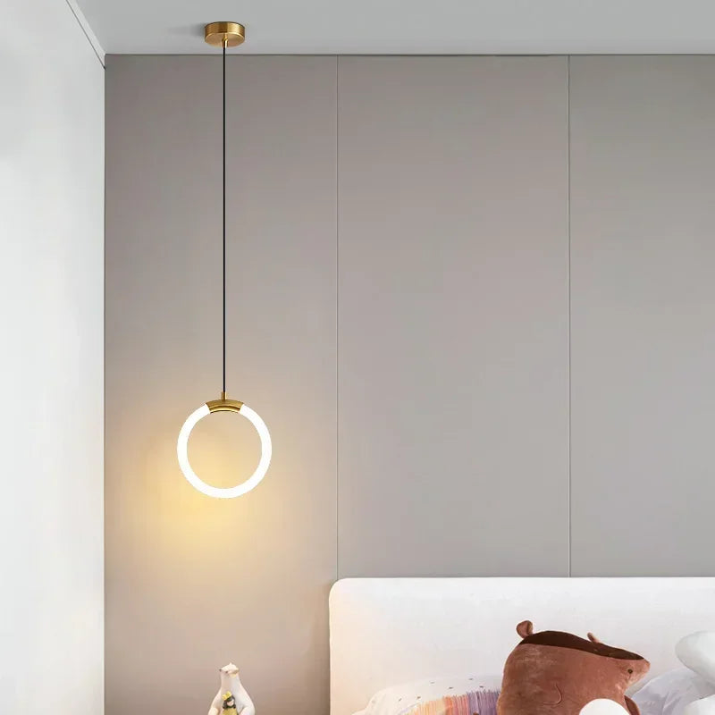 Axyaa Nordic Luxury LED Chandelier Black Gold Pendant Lights