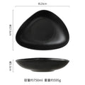 Axyaa Circular Triangle Ceramic Bowl Set for Molecular Cuisine, Salad, Dessert, and Soup