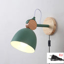 Axyaa Wooden E27 Wall Lamp Sconce for Indoor Home Decoration