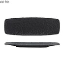 Axyaa Rock Texture Ceramic Sushi Dessert Plate Set for Molecular Cuisine Restaurant