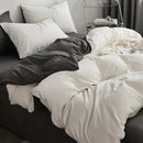 Axyaa Solid Color Matching Bed Four-Piece Set with Spring & Summer Design