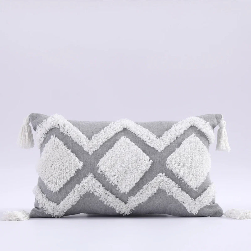 Tufted Rainbow Cushion Cover for Home Decor Axyaa Brand