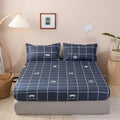 Axyaa Fitted Sheet with Elastic Band for Single/Double/Queen/King Size Mattress