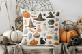 Axyaa Halloween Candy Land Castle Pillow Cover for Sofa, Bedroom, Car