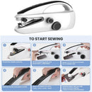 Axyaa Handheld Mini Sewing Machine: 2 Speed Stitching Gadget