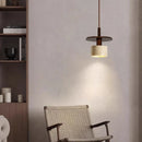 Axyaa Travertine Stone LED Pendant Lights for Elegant Decor
