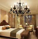Axyaa LED Chandelier with Glass Crystal for Living Room