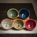 Axya Ceramic Kung Fu Tea Set - Five Elements Cup Bowl Gift Set