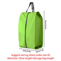 Axyaa Oxford Shoe Storage Bag Waterproof Nylon Zipper Organizer for Men and Women