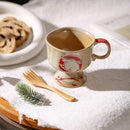 Axyaa Moon Rabbit Coarse Pottery Coffee Cup, 250ml