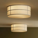 Axyaa Wabi Sabi Cloth Pendant Light: Retro Round Ceiling Light for Home & Hospitality