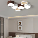 Axyaa Smart LED Ceiling Light for Nordic Home Decor, Dimmable Bedroom Salon Lighting