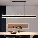 Axyaa Modern Ring Stairs LED Chandeliers for Living and Dining Room Lighting