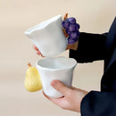 Axyaa Ceramic Fruit Handle Mug - Unique Design, Perfect for Coffee, Tea, Champagne