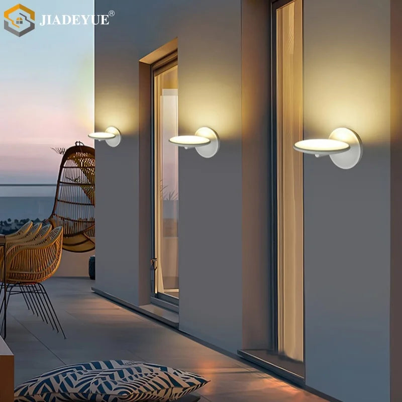 Axyaa Rotatable LED Waterproof Wall Lamp for Bedside, Living Room, Hallway, Courtyard